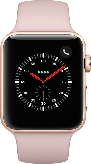 Apple Watch Series 3 42mm Gold Aluminum - Pink Sand Sport from AT&T